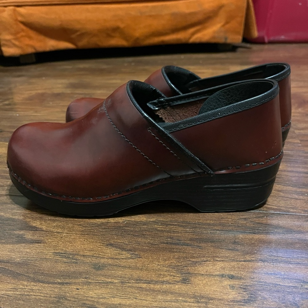 Dansko Burgundy Professional Clogs
